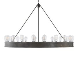 Ralph Lauren Roark 40" Ring Chandelier. Original Price: $2,880