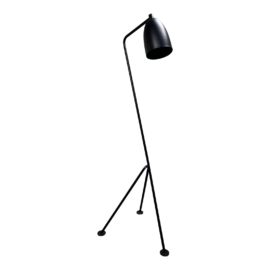 Noir Trading Inc. Asti Black Steel Floor Lamp. Original Price: $861