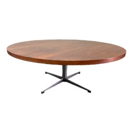 1970's Pastoe Star Base Teak Coffee Table