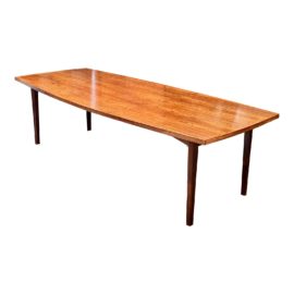 Arne Vodder Mid 20th Century Modern Boat Shaped Dining Table. Original Price: $7,000