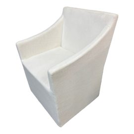 Restoration Hardware Modern Ellison Slope Arm Chair + Casters. Original Price: $1,170