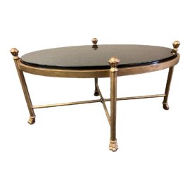 Chelsea House Edith Gilt + Granite Coffee Table. Original Price: $1,155