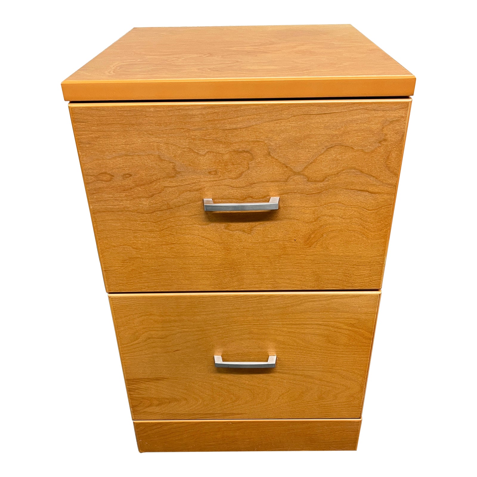 Contemporary Wood Two Drawer File Cabinet - Design Plus Gallery