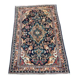 4ft4in × 6ft 8in Vintage Persian Handwoven Rug