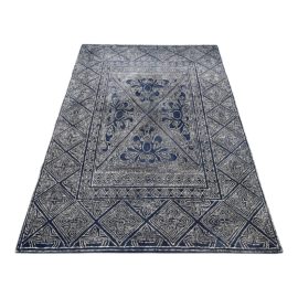 Serena & Lily Mirabelle Indigo Area Rug - 9′ × 12′. Original Price: $3,000