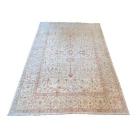 Vintage Turkish Oushak Wool Area Rug - 10′4″ × 13′10″. Original Price: $7,332