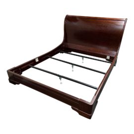 California King Restoration Hardware Marston Sleigh Bed Frame. Original Price: $2,995
