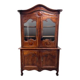 18th Century Normandy French Three Piece Hutch. Original Price: $18,566