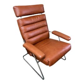 Lafer Adele Leather Recliner Chair. Original Price: $3,177