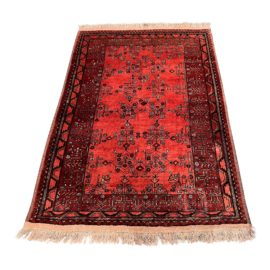 Vintage Turkish Rug - 4′4″ × 6′8″