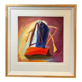 Albert E. Smith 'Untitled' 2000 - Custom Framed and Matted Original Artwork. Original Price: $10,500