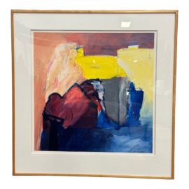 Albert E. Smith 'Untitled' 2008 - Custom Framed and Matted Original Artwork. Original Price: $10,500