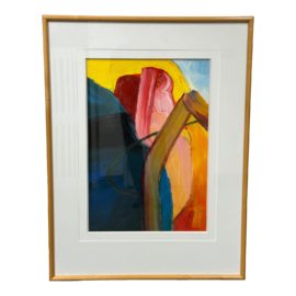 Albert E. Smith 'Untitled' 1993 - Custom Framed and Matted Original Artwork. Original Price: $6,500
