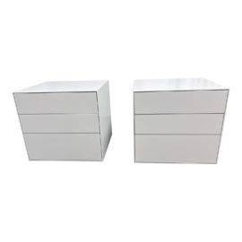 Design Within Reach Treku Lauki Bedside Tables, Pair. Original Price: $2,290