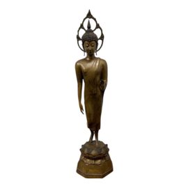 Vintage Brass Thai Sukhothai Buddha