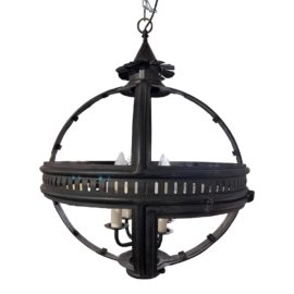 Paul Ferrante Gaslight Hanging Lantern Chandelier