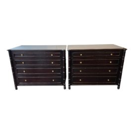 Stuart Membery Mandalay Dressers, a Pair. Original Price: $7,000