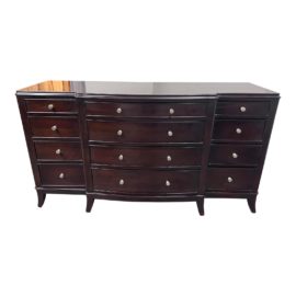 Moderne by Crescent Twelve Drawer Mahogany Dresser. Original Price: $1,650