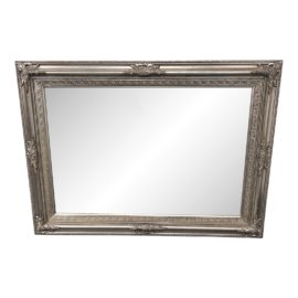 Vintage Silver Finish Traditional Wall Mirror