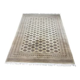 Bokara Tribal Wool + Silk Area Rug - 9′4″ × 11′7″