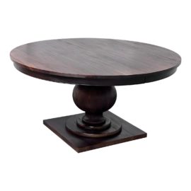 Crate & Barrel Blake Tovin's Winnetka Mahogany Dining Room Table. Original Price: $3,136