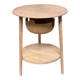 De La Espada Companion White Oak Bedside Table. Original Price: $1,875