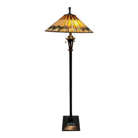 Quoizel Stained Glass Floor Lamp