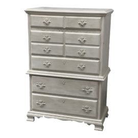 Vintage Traditional Tallboy Dresser