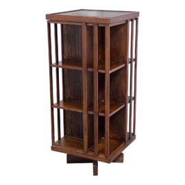 Gumps Vintage Japanese Revolving Bookcase