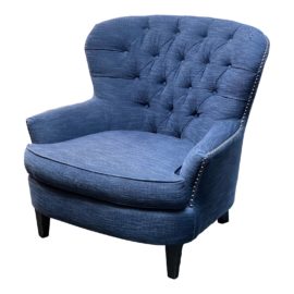 Pottery Barn Cardiff Tufted Arm Chair. Original Price: $1,550
