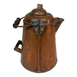 Antique Frontier Farmhouse Copper Coffee Pot/Pitcher