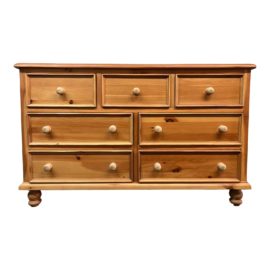 Macys Pine Seven Drawer Dresser. Original Price: $2,486