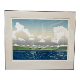 "Cumulus" P. Topltz Signed + Framed Print