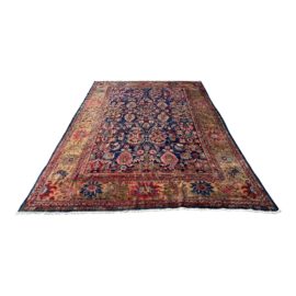 Gumps Vintage Handknotted Wool Area Rug - 9′1″ × 12′5″