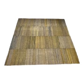 Nasiri Mazandaran Green + Gold Flatweave Area Rug - 9′8″ × 10′2″. Original Price: $11,700