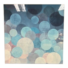 Z Gallerie Bubbley Wall Art in Shades of Blues. Original Price: $140