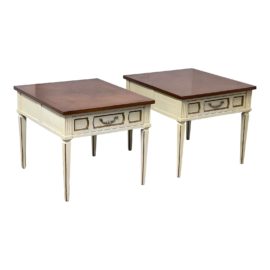 Vintage American of Martinsville Mid Century Modern Side Tables, a Pair