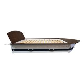 Twin Size Pottery Barn Speed Boat Bed Frame + Trundle. Original Price: $1,300