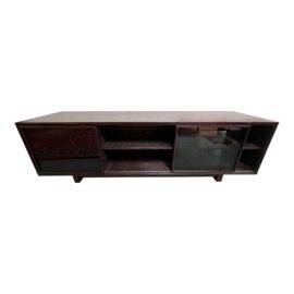 BDI Cirrus 8157 Espresso Oak Lowboy Audio/Video Cabinet. Original Price: $2,895