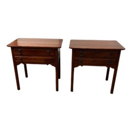 Vintage Lexington Bob Timberlake Furniture Cherry Wood Night Stands, a Pair