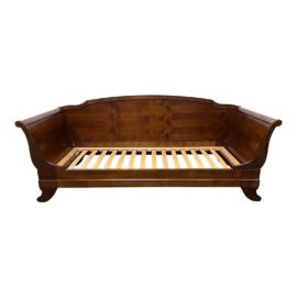 Twin Size Morelato Italiano Louis Phillipe Style Cherry Wood Day Bed. Original Price: $4,100