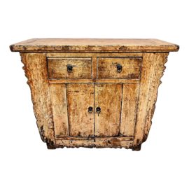 Antique Chinese Altar Chest Cabinet