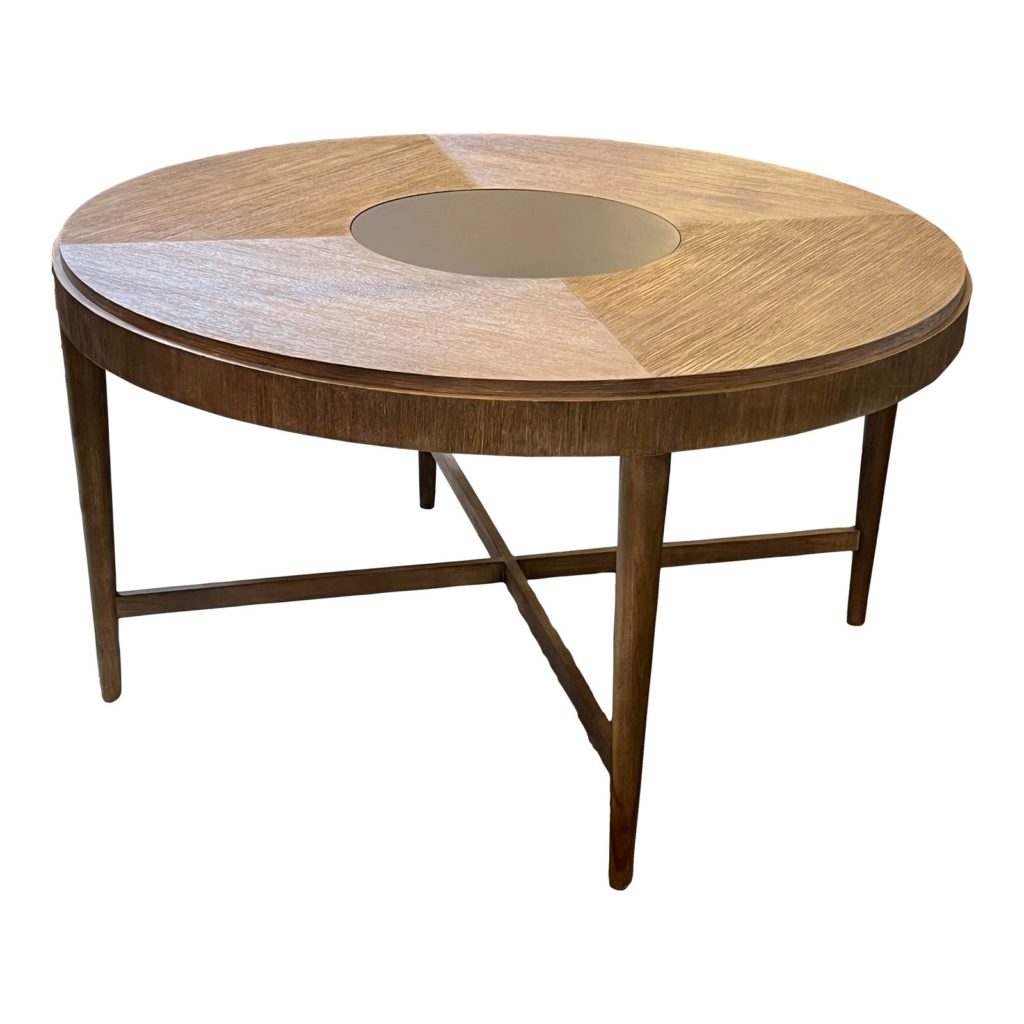 Baker Furniture Mahogany & Glass Coffee Table Design Plus Gallery