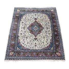 Indo Kashan Area Rug - 8′ × 9′11″. Original Price: $5,148