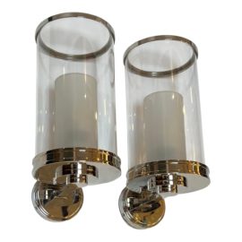 Visual Comfort Ralph Lauren Signature Hurricane Sconces, a Pair. Original Price: $1,958