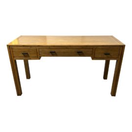 Maria Yee for Crate & Barrel Bamboo Timbre Writing Desk