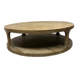 Restoration Hardware Martens Round Coffee Table. Original Price: $2,400