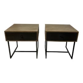 NEW Brownstone Spencer End Tables, a Pair. Original Price: $2,500