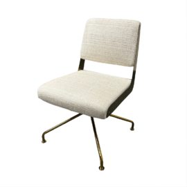 CB2 Rue Cambon Cream Swivel Chair. Original Price: $500