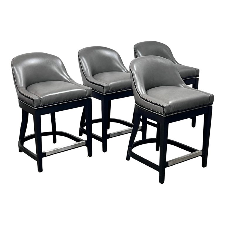 Vanguard Furniture Calloway Swivel Counter Stools, Set of Four ...